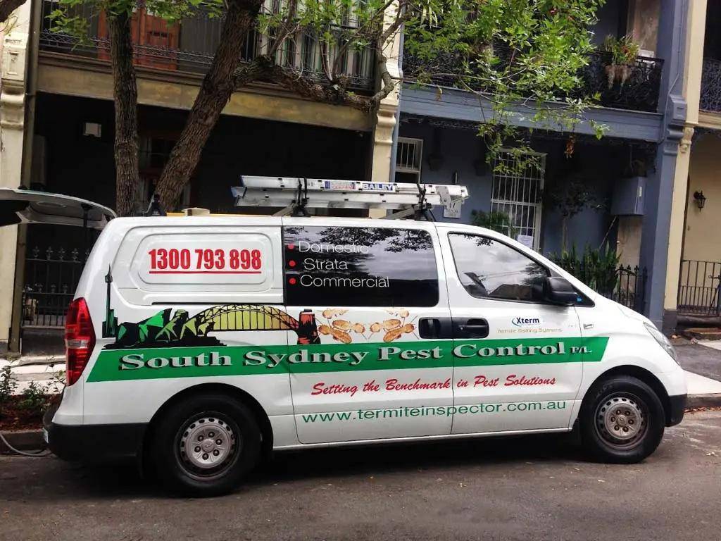 South Sydney Pest Control company van parked